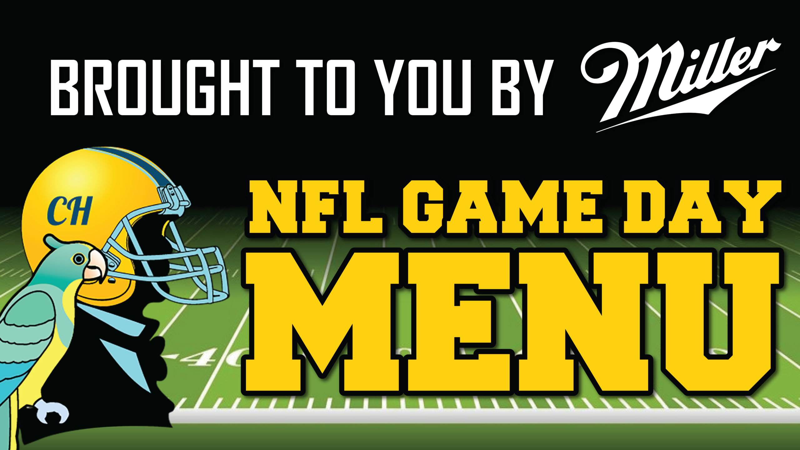 NFL Game Day Menu Capt Hiram's Resort Sebastian FL Hotel