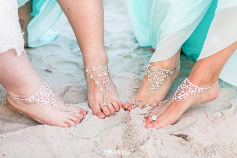 Wedding at Bimini Beach at Capt Hirams Resort