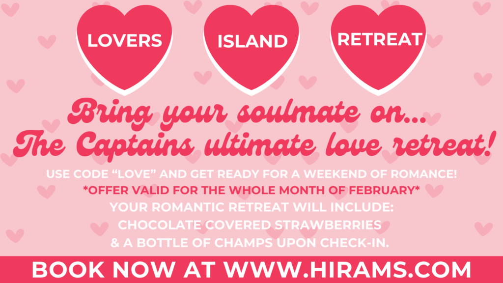 Lovers Island Retreat promotion.
