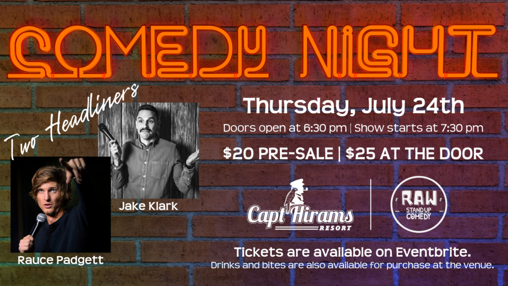 Comedy Night - Thursday July 24th at 6:30 PM
