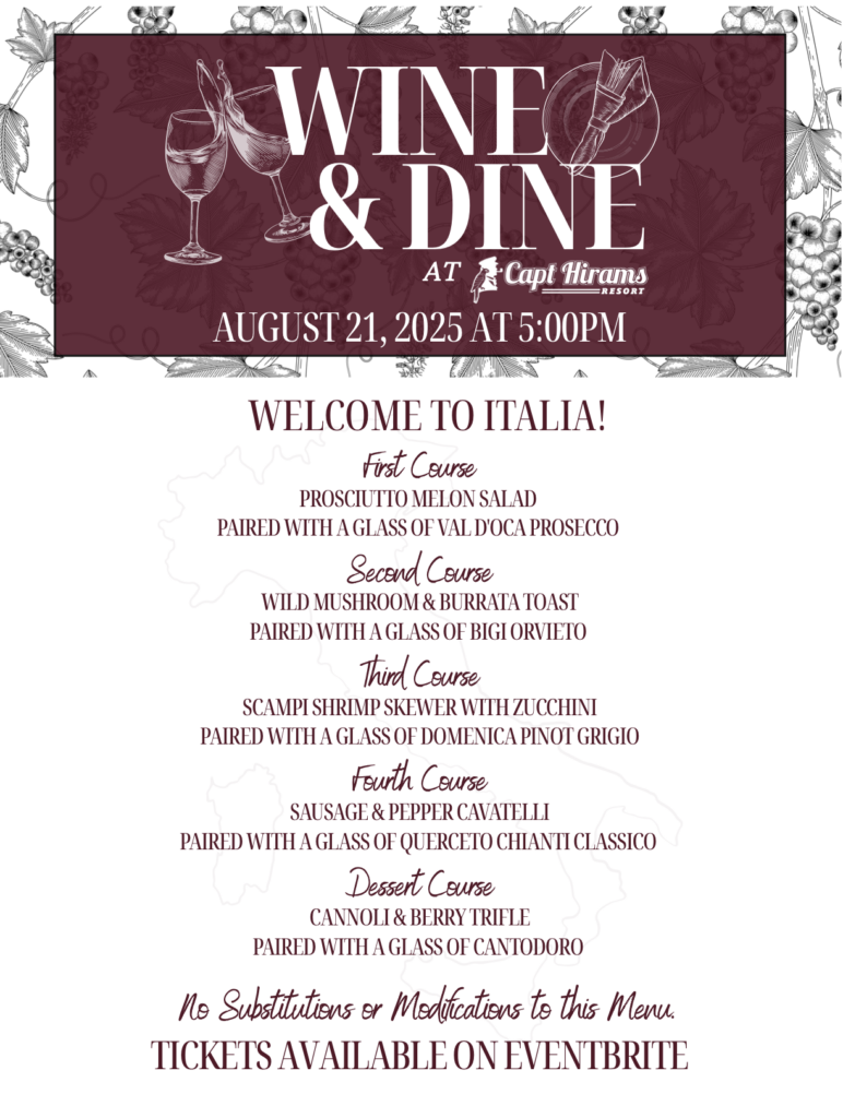 Wine & Dine @ Capt Hirams