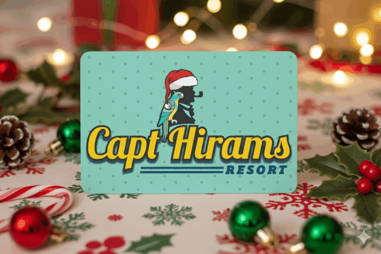 Capt Hirams Holiday Gift Card promo